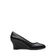 Olivette Pearl Black Leather