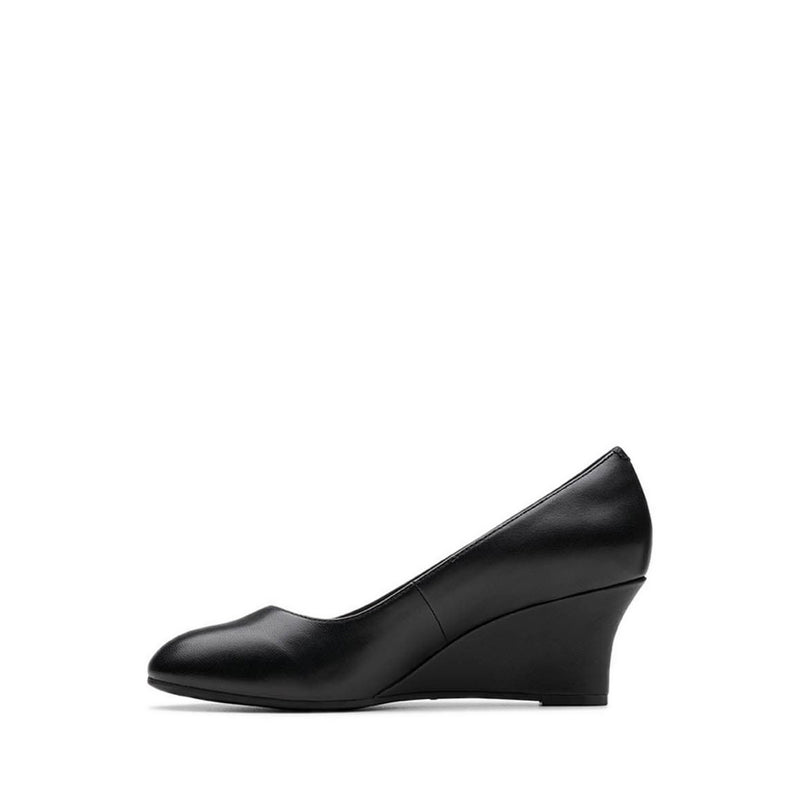 Olivette Pearl Black Leather