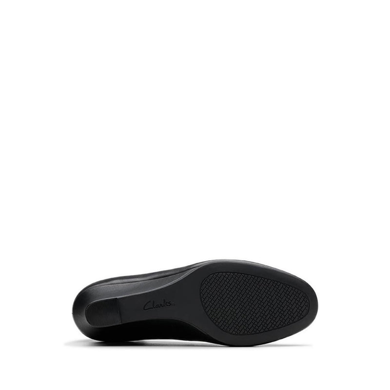 Olivette Pearl Black Leather