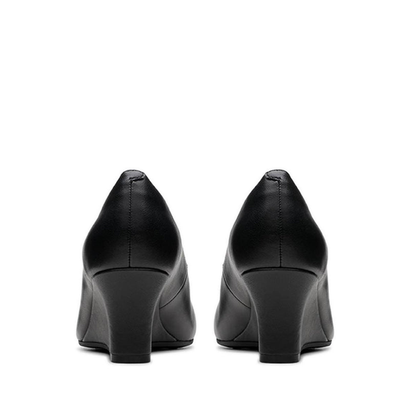 Olivette Pearl Black Leather