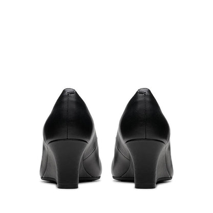 Olivette Pearl Black Leather