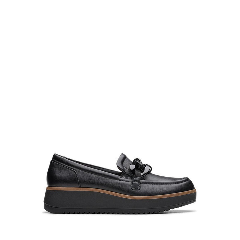 Clarks Zylah May Black Leather