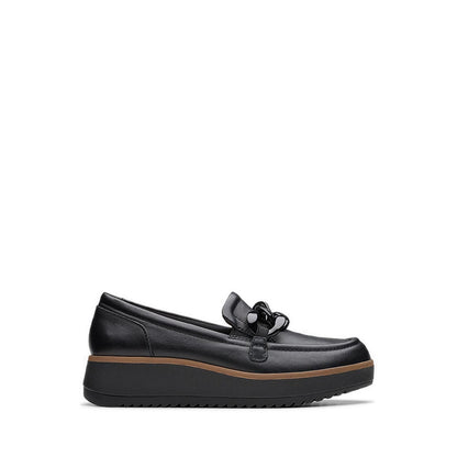 Clarks Zylah May Black Leather