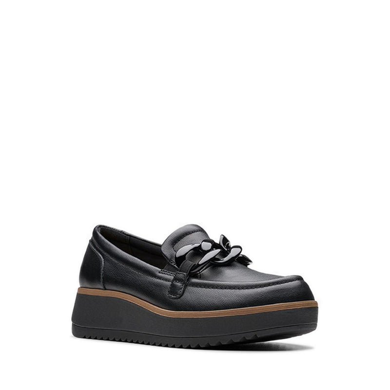 Clarks Zylah May Black Leather
