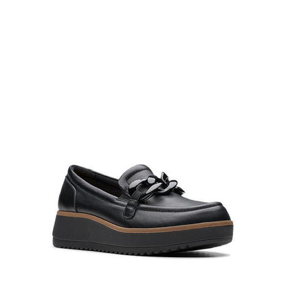 Clarks Zylah May Black Leather