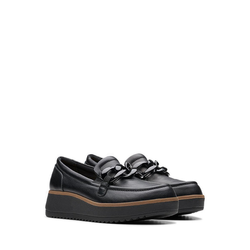 Clarks Zylah May Black Leather
