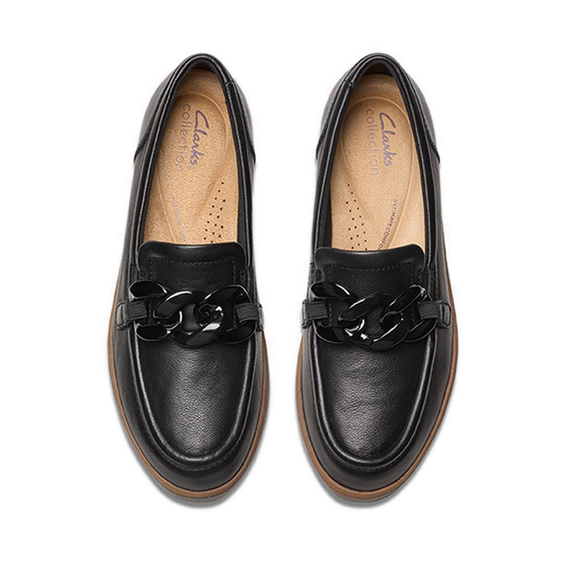 Clarks Zylah May Black Leather