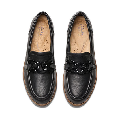 Clarks Zylah May Black Leather
