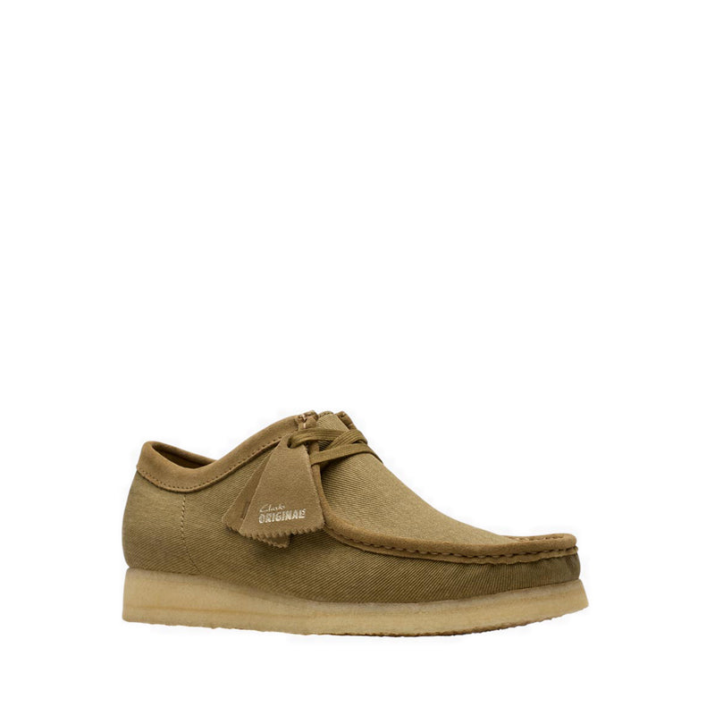 Wallabee Olive Canvas