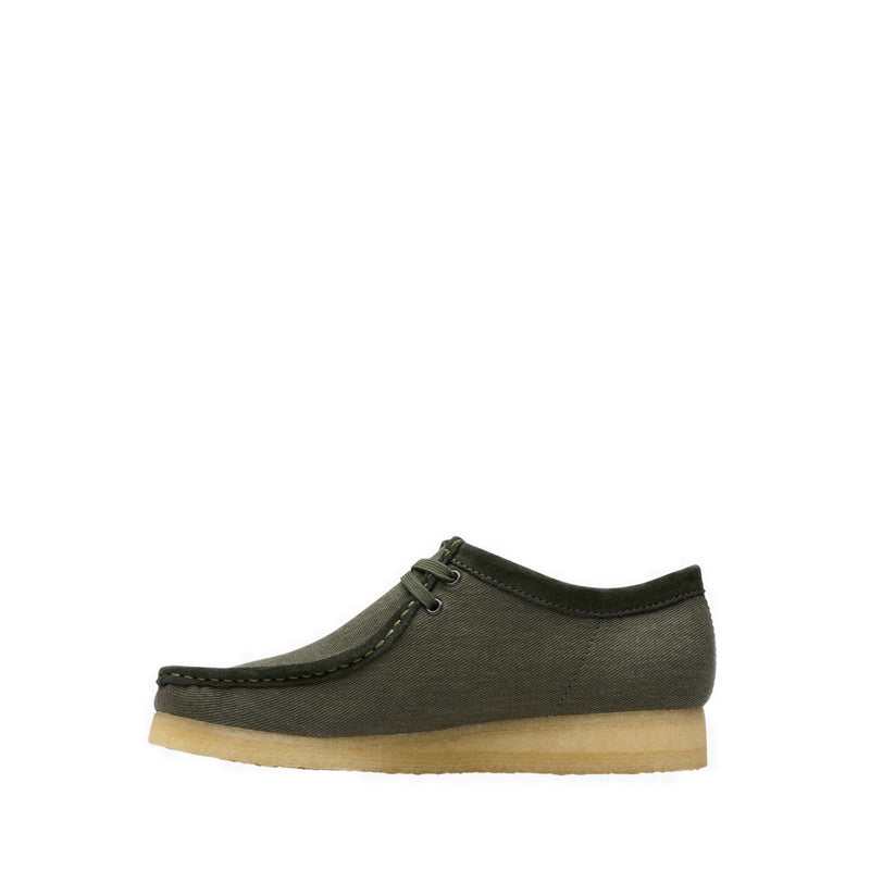 Wallabee ForestGrn Canvas