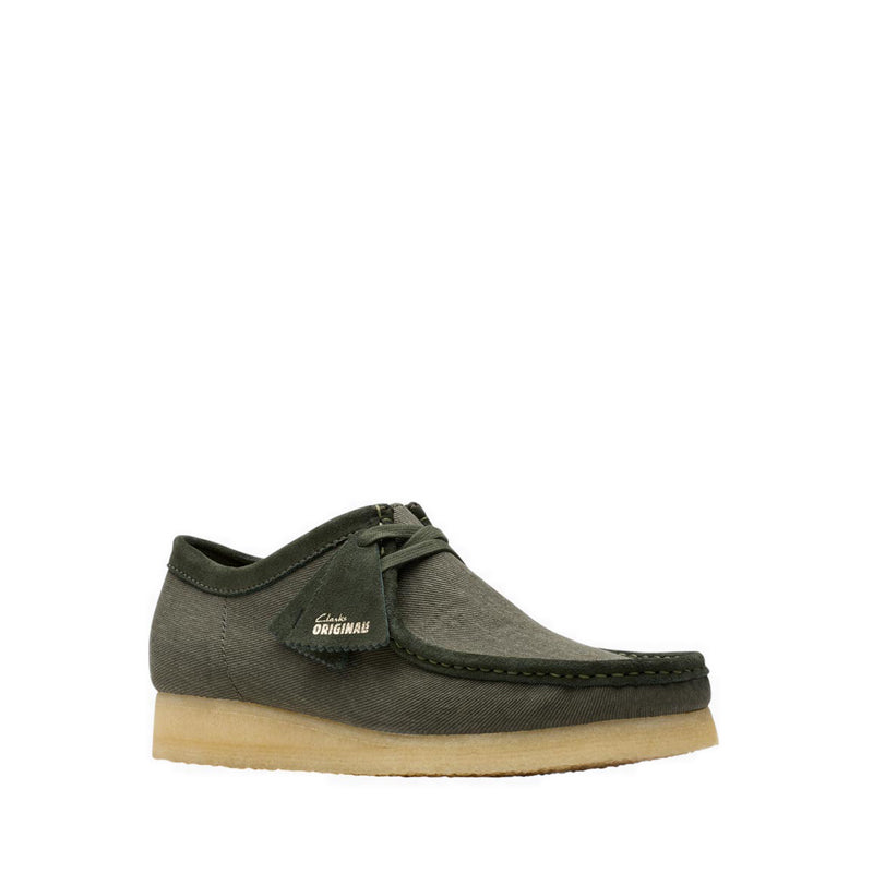 Wallabee ForestGrn Canvas