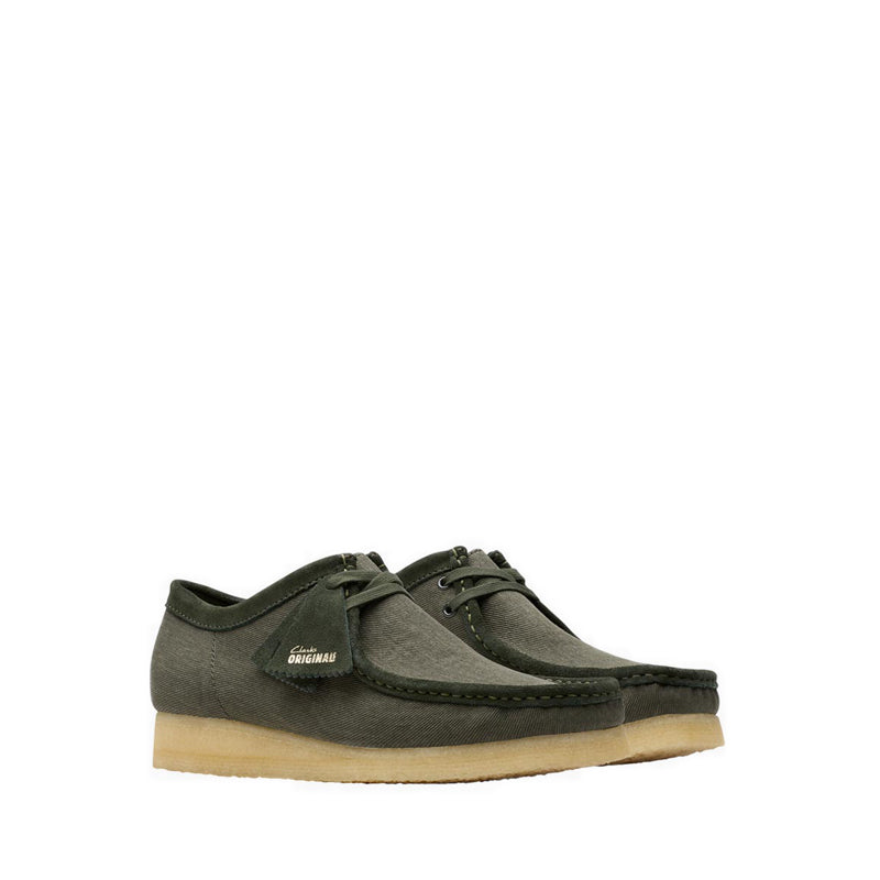 Wallabee ForestGrn Canvas