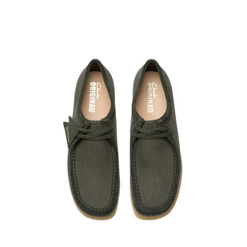Wallabee ForestGrn Canvas