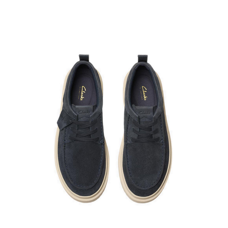 Polden Moc Navy Suede