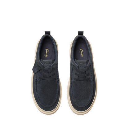 Polden Moc Navy Suede