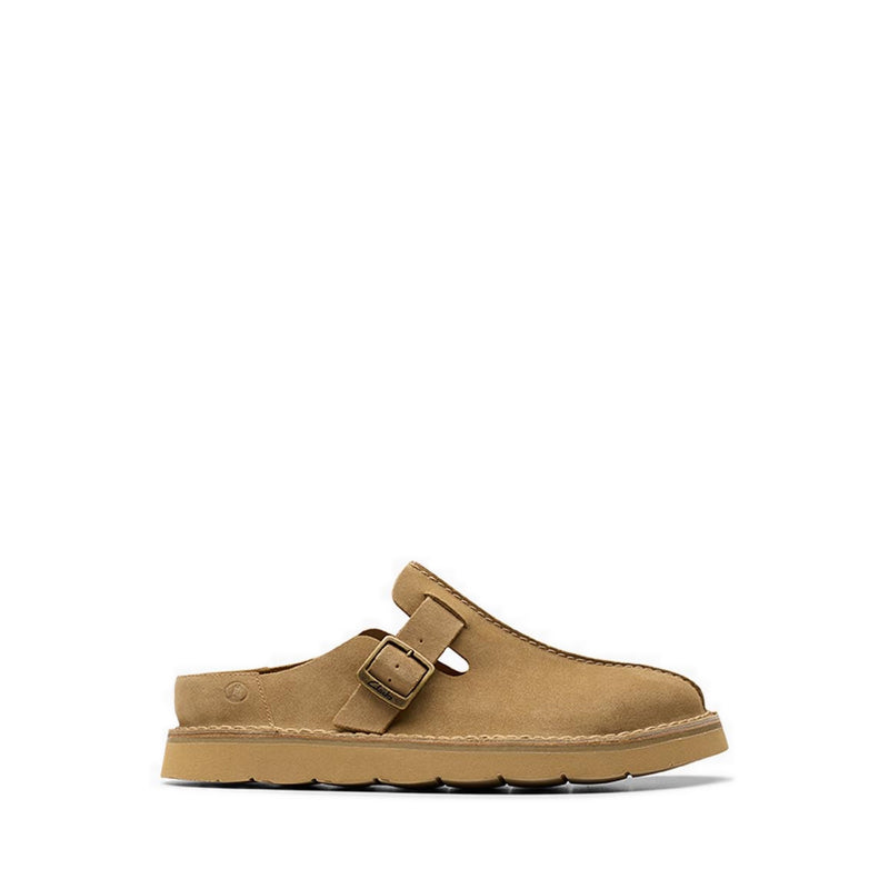 Solsbury Mule Dark Sand Suede
