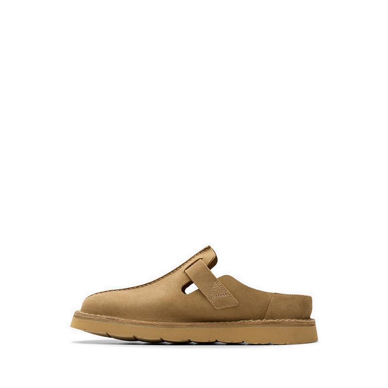 Solsbury Mule Dark Sand Suede