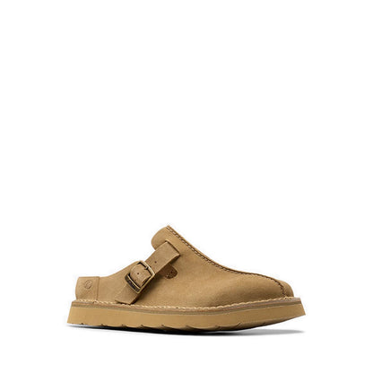 Solsbury Mule Dark Sand Suede