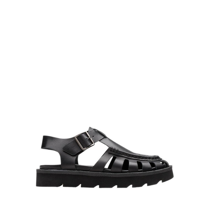 Meare Buckle. Black Leather
