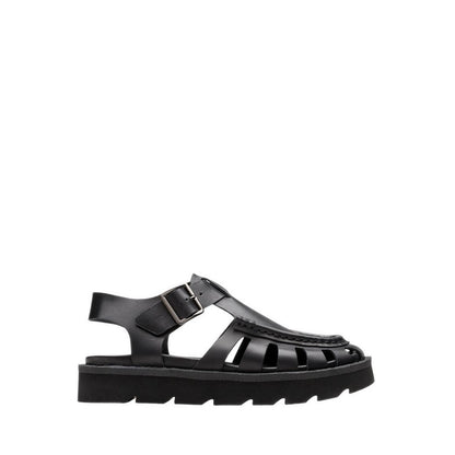 Meare Buckle. Black Leather