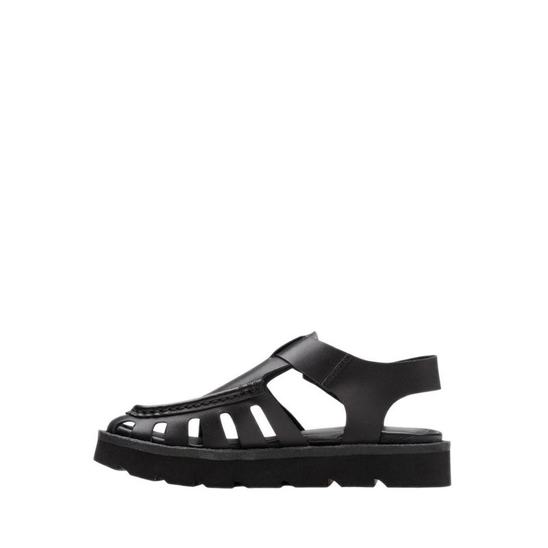 Meare Buckle. Black Leather
