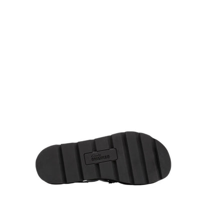 Meare Buckle. Black Leather