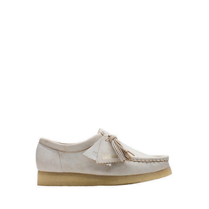Wallabee. White Leather