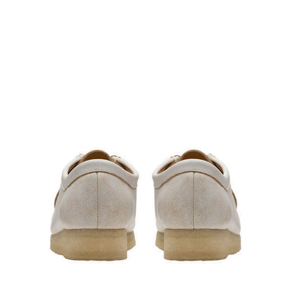 Wallabee. White Leather