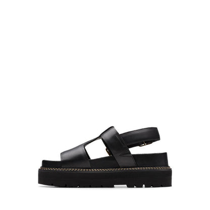 Orianna Sky Black Leather