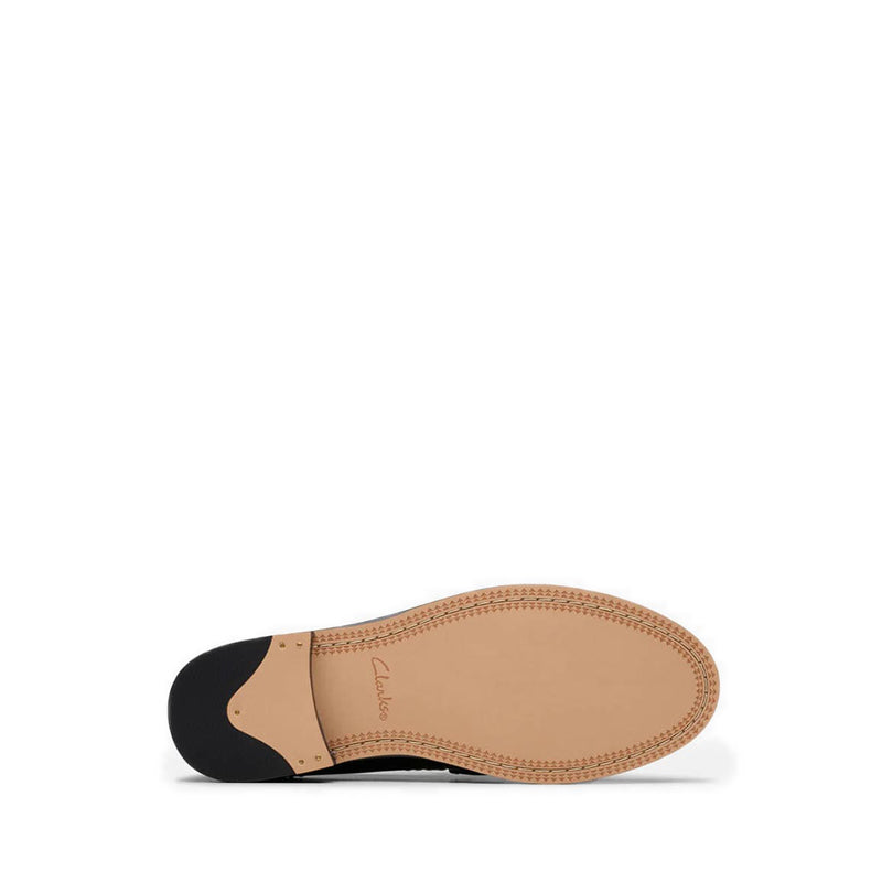 Clarks Straven Edge Black Combi Lea