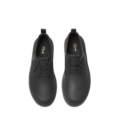 Clarks Polden Lace Black Leather