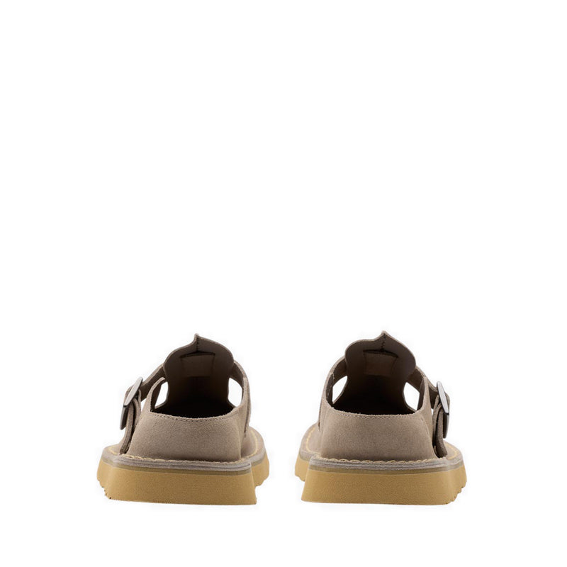 Solsbury Mule Grey Suede