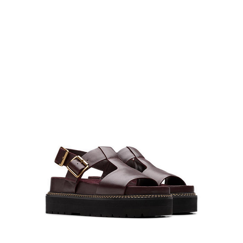 Orianna Sky Wine Leather