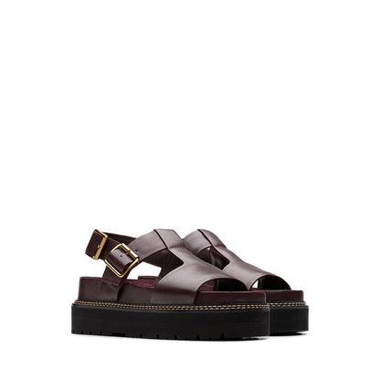 Orianna Sky Wine Leather