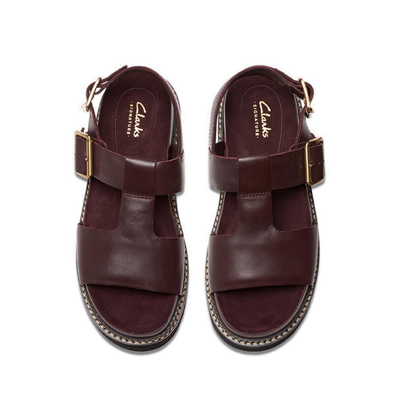 Orianna Sky Wine Leather