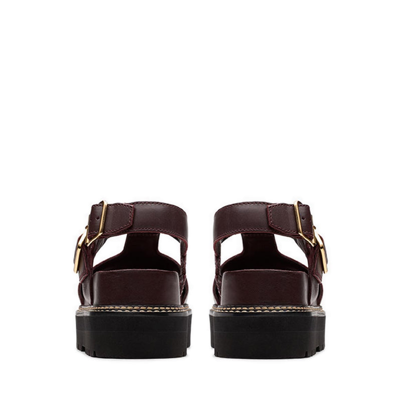 Orianna Sky Wine Leather