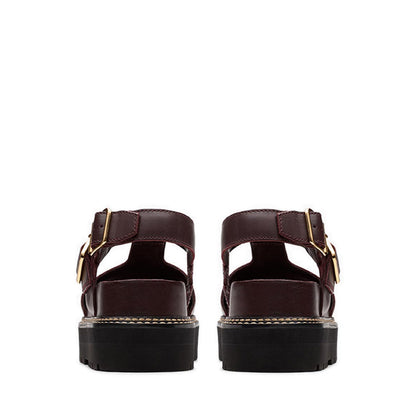 Orianna Sky Wine Leather