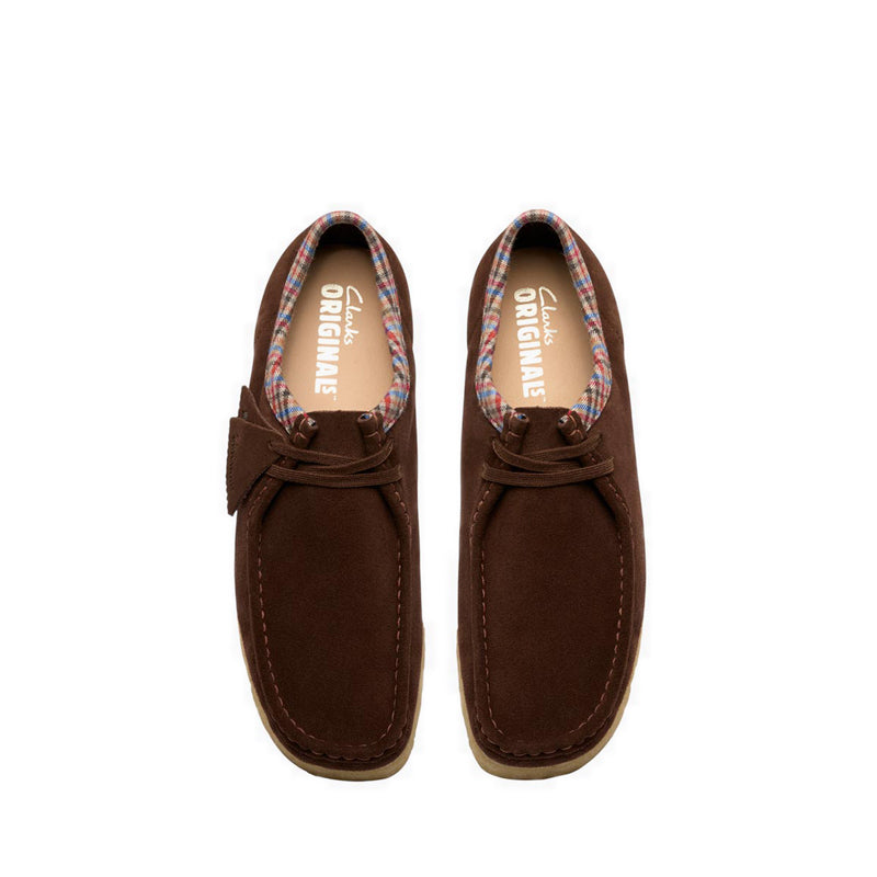 Clarks Wallabee Chocolate Combi