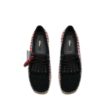 Wallabee. Black TweedCombi