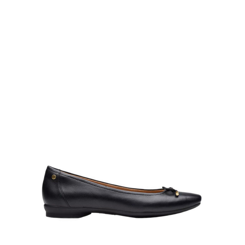 Candra Light Black Leather