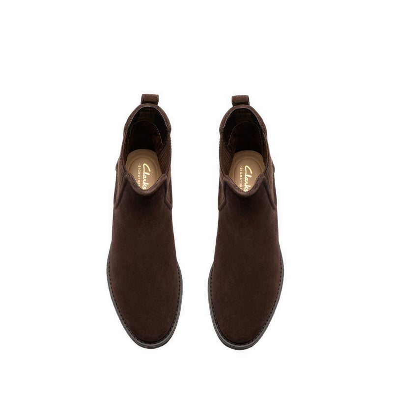 Nella Top Dark Brown Suede