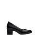 Shaya Poppy Black Leather