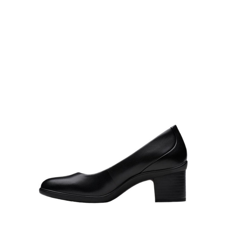 Shaya Poppy Black Leather