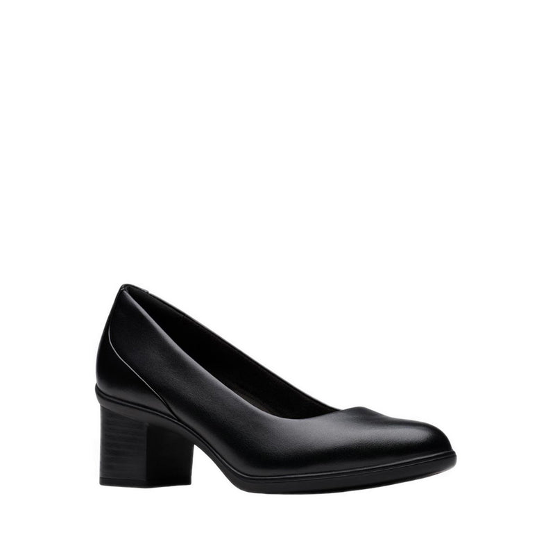 Shaya Poppy Black Leather