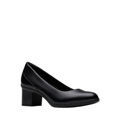 Shaya Poppy Black Leather