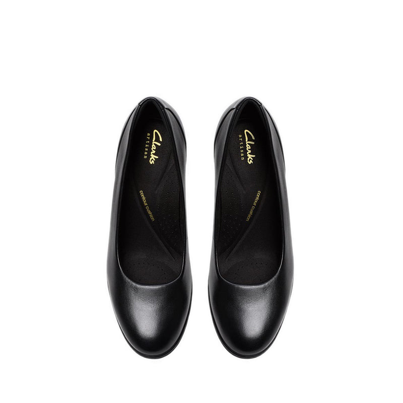 Shaya Poppy Black Leather