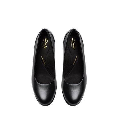 Shaya Poppy Black Leather