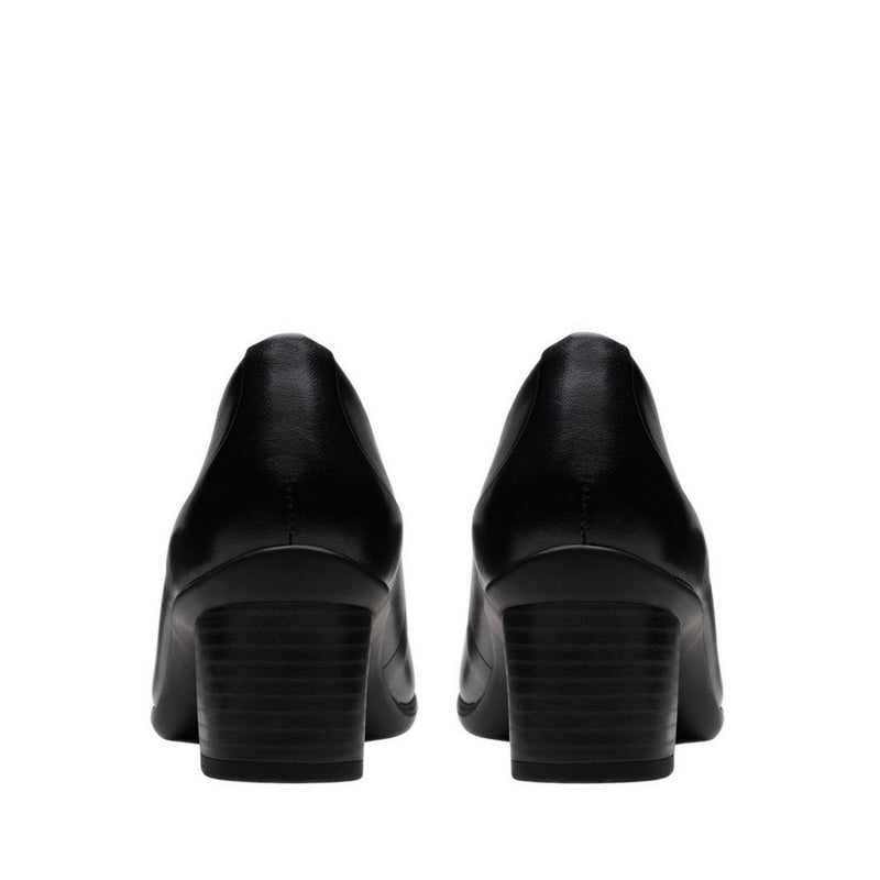 Shaya Poppy Black Leather
