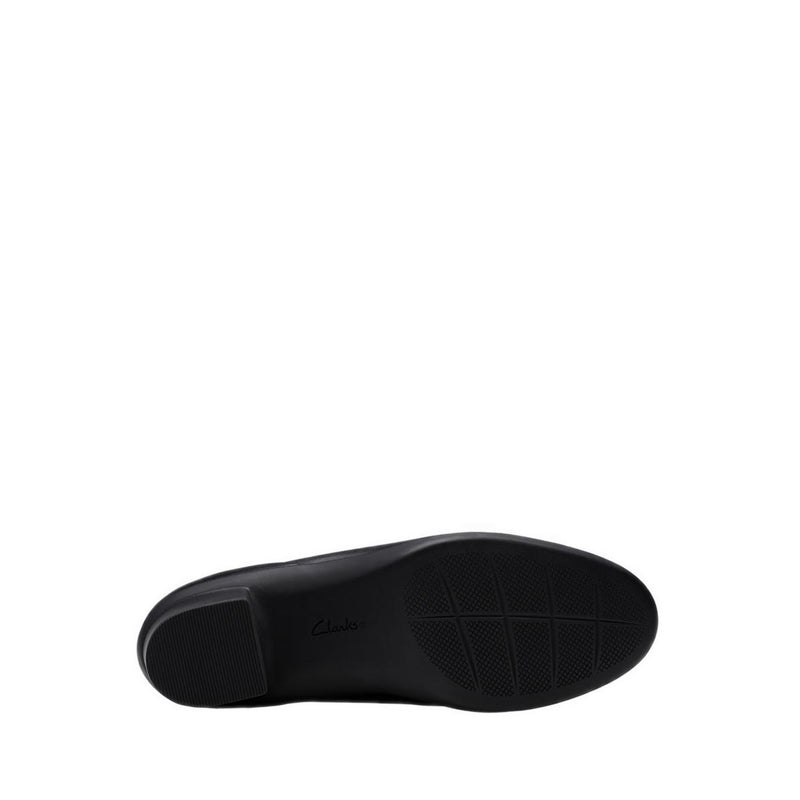 Shaya Poppy Black Leather