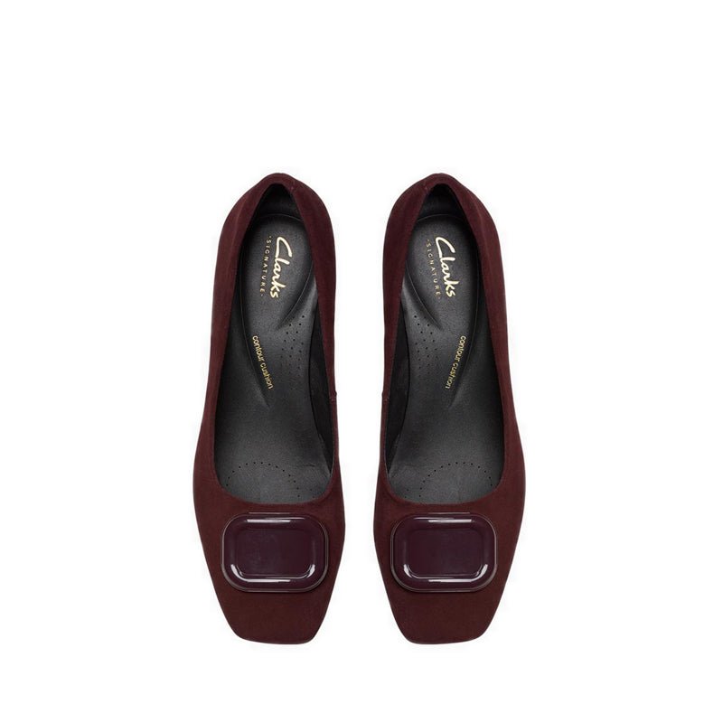 Fernie Trim Merlot Suede